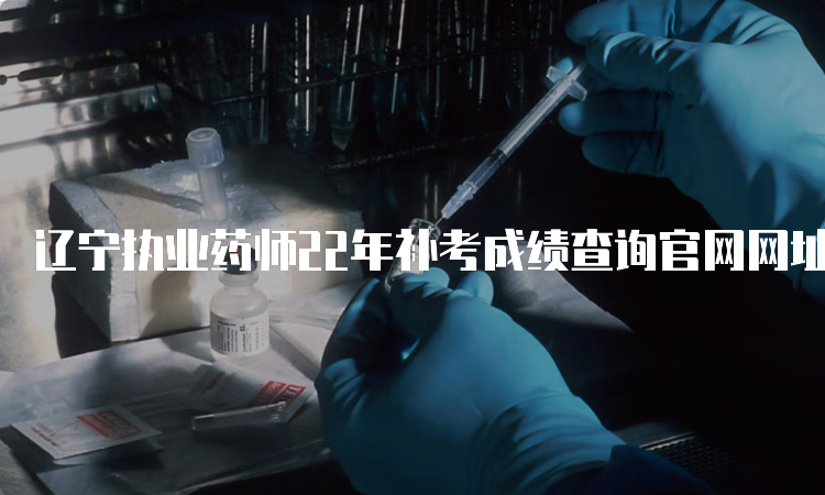 辽宁执业药师22年补考成绩查询官网网址，最新资讯尽在此！